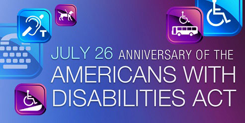 Image celebrating the 27th anniversary of the Americans with Disabilities Act
