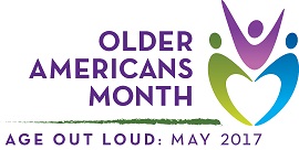 Logo for Older Americans Month 2017